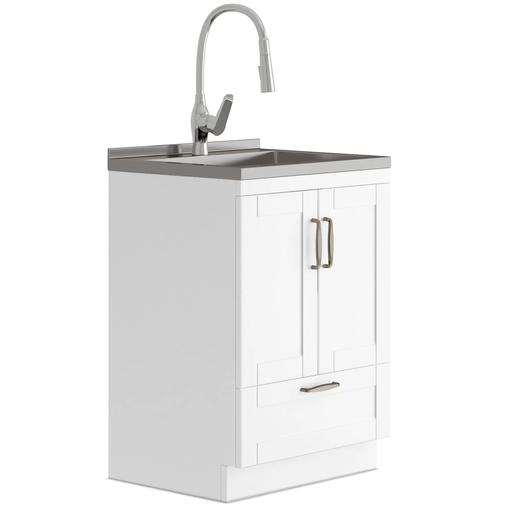 Reed All-In-One 24-inch Laundry Utility Sink and Cabinet