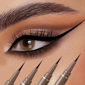 Extra Fine Liquid Eyeliner Pencil Quick Drying Smudgeproof Cosmetic Long Lasting Natural Makeup Waterproof Sweatproof Smooth Eyeliner Suitable Beginner Friendly