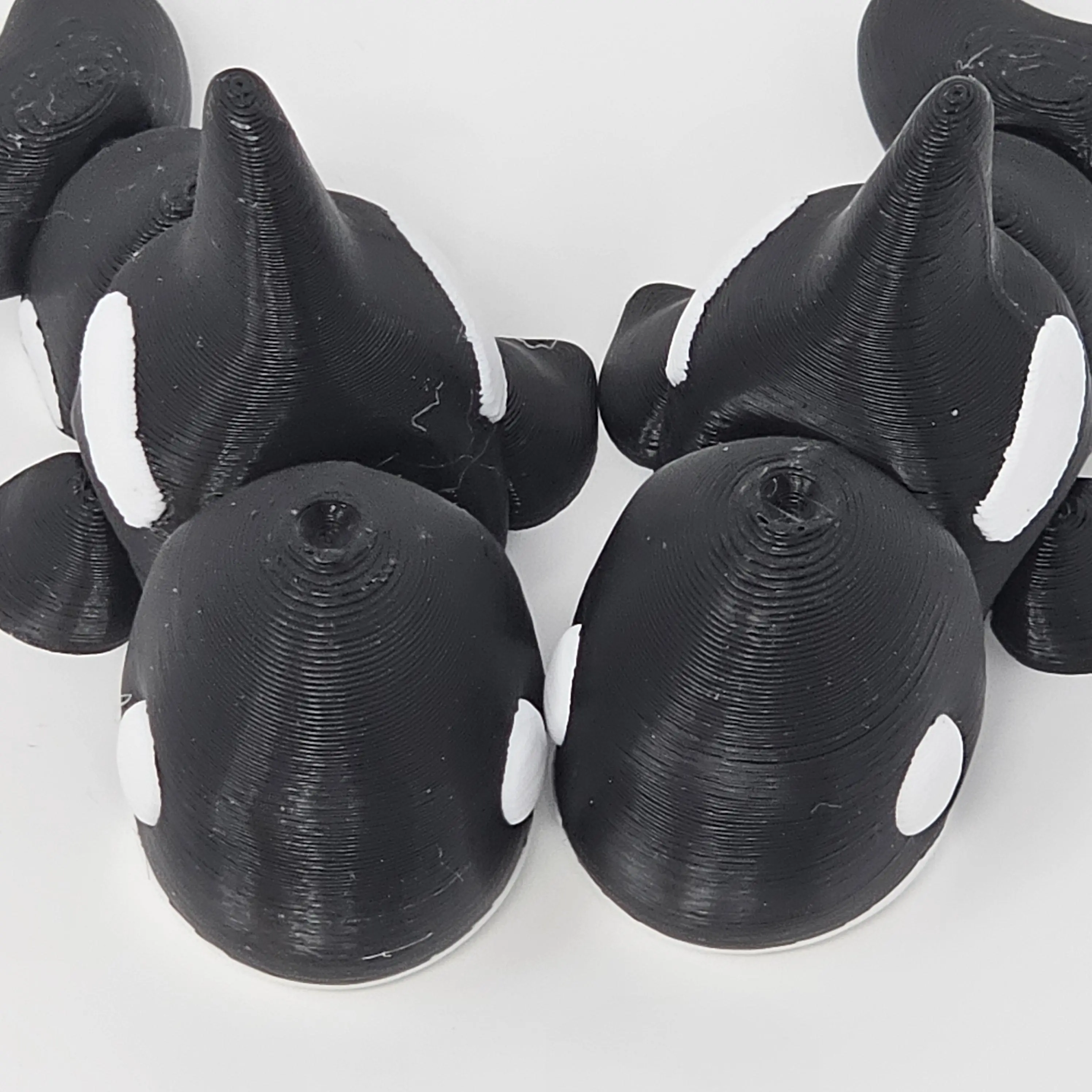 3D Printed Thermoplastic Filament Articulated Orca Fidget Toy - Durable & High-Quality, Compact, Lightweight, Unisex Sensory Stress Relief with Interlocking Body Parts, Unique Gift for Marine Animal Fans