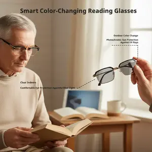 Blue Light Blocking Reading Glasses for Seniors |   1.00-4.00 Diopters HD Eye Protection |   Unisex Lightweight with Soft Silicone Nose Pads