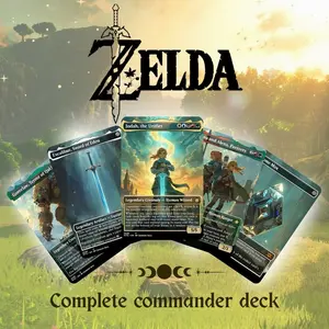 Zelda MTG Commander EDH Custom Art Proxy Deck – Unique Gift for Gamers, Boyfriend & Card Game Fans