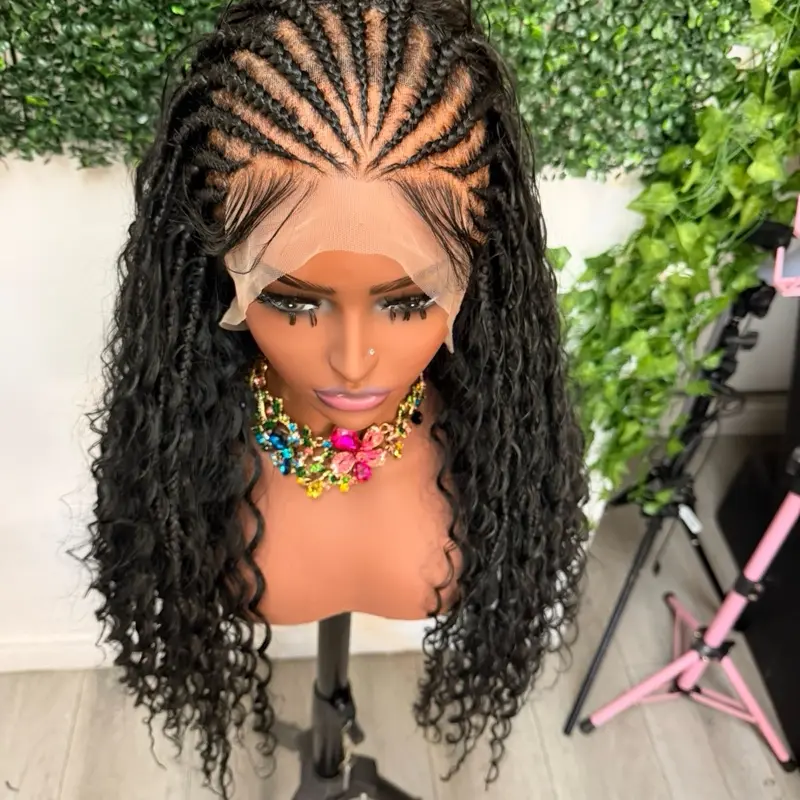 Fulani handmade braided wig