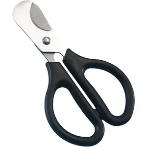1pc Scissor-Style Tablet Cutter, Sharp Stainless Steel Blades, Large Tablets Divider, 1/4 Division Design, Easy to Clean, Safe and Reliable