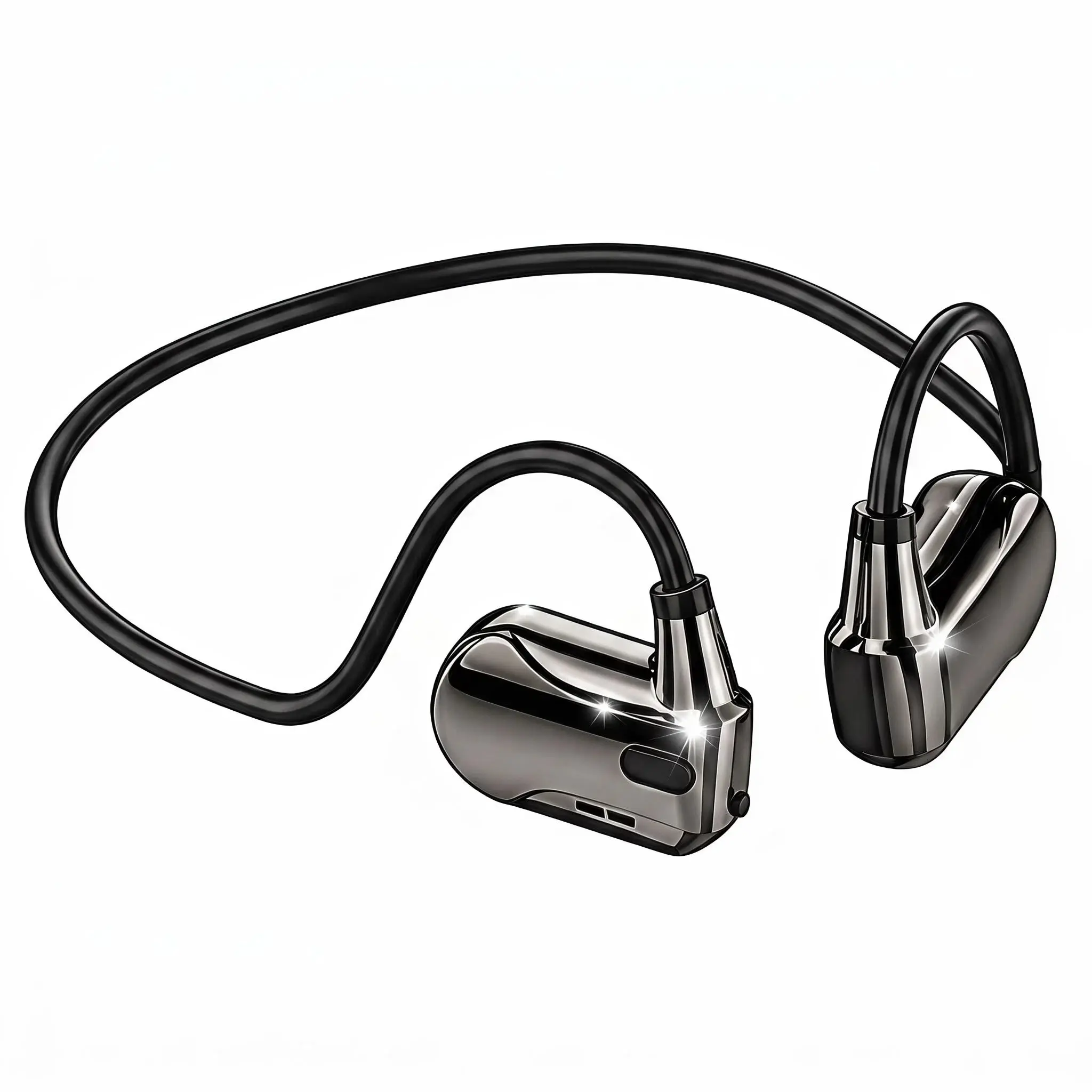 Open-ear, behind-the-ear headphones with BT6.0 support; wireless air-conduction headphones; Hi-Fi stereo; ENC for clear calls; lightweight and secure fit; sweat-resistant sports headphones; ideal for running, the gym, workouts, cycling, and driving Audio