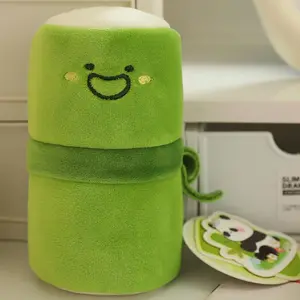 10cm Bamboo Panda Plush Toy Cute Panda Backpack Pendant  Stuffed Animals Soft Doll Fluffy Panda Bag Decoration Birthday Gift