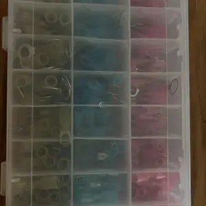 200PCS Heat Shrink Butt Wire Connector Kit, Insulated Waterproof Electrical Wire Crimp Terminals Butt Splice for Marine Automotive