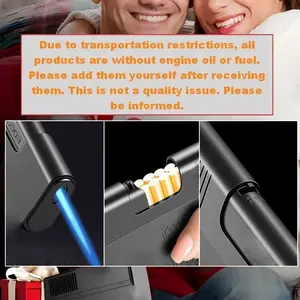 Creative Windproof Lighter With Storage Box(Does not contain butane gas)Adjustable Flame Mode, Suitable For Bbq, Baking And Outdoor Activities. A Multi-Functional Tool, A Must-Have Lighter For Men, And A Great Gift For Boyfriends And Fathers.
