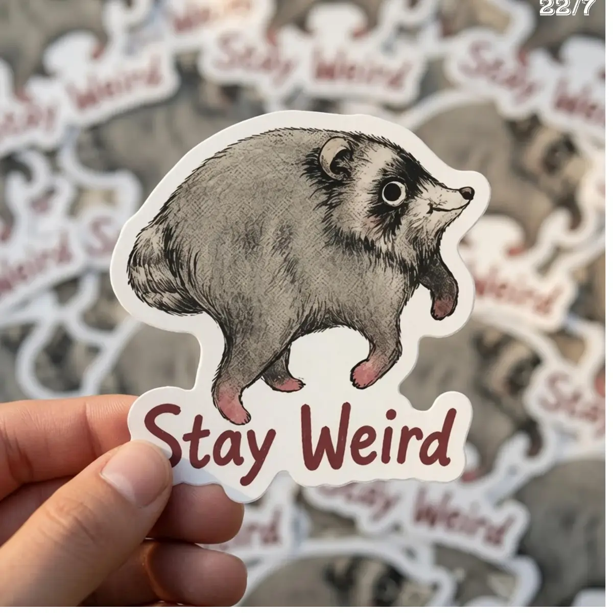 Jimothy The Raccoon Sticker pack , Viral Seattle Raccoon Decal