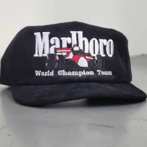 New Marlboro Corduroy Embroidered SnapBack Hat