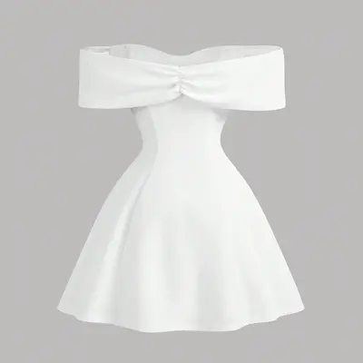 White Fox Leather Mini Dress - TikTok Shop White Fox Leather Mini Dress - TikTok Shop