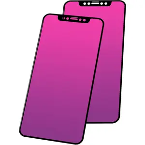 2 Pack Gradient Tempered Glass for  11 / XR  Screen Protector for iPhone11 / XR 6.1inch Anti Spy Anti Blue Light Eye Protection Anti-Scratch Bubble Free Easy Installation