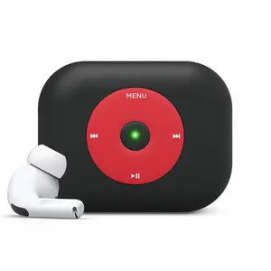 AW6 Case for AirPods Pro - Retro Design, Durable Silicone Protective Cover Accessory [2 Colors]