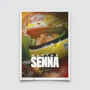 Ayrton Senna | 2023 Designed to Win | Senna Poster