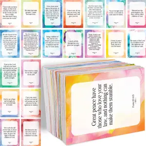WITHIN THE DIVINE Premium Prayer Cards 120 Mini Scripture Cards with Bible Verses Inspirational Religious Christian Gifts for Women & Men Pocket-Sized Durable Textured Paper Faith-Inspired Design