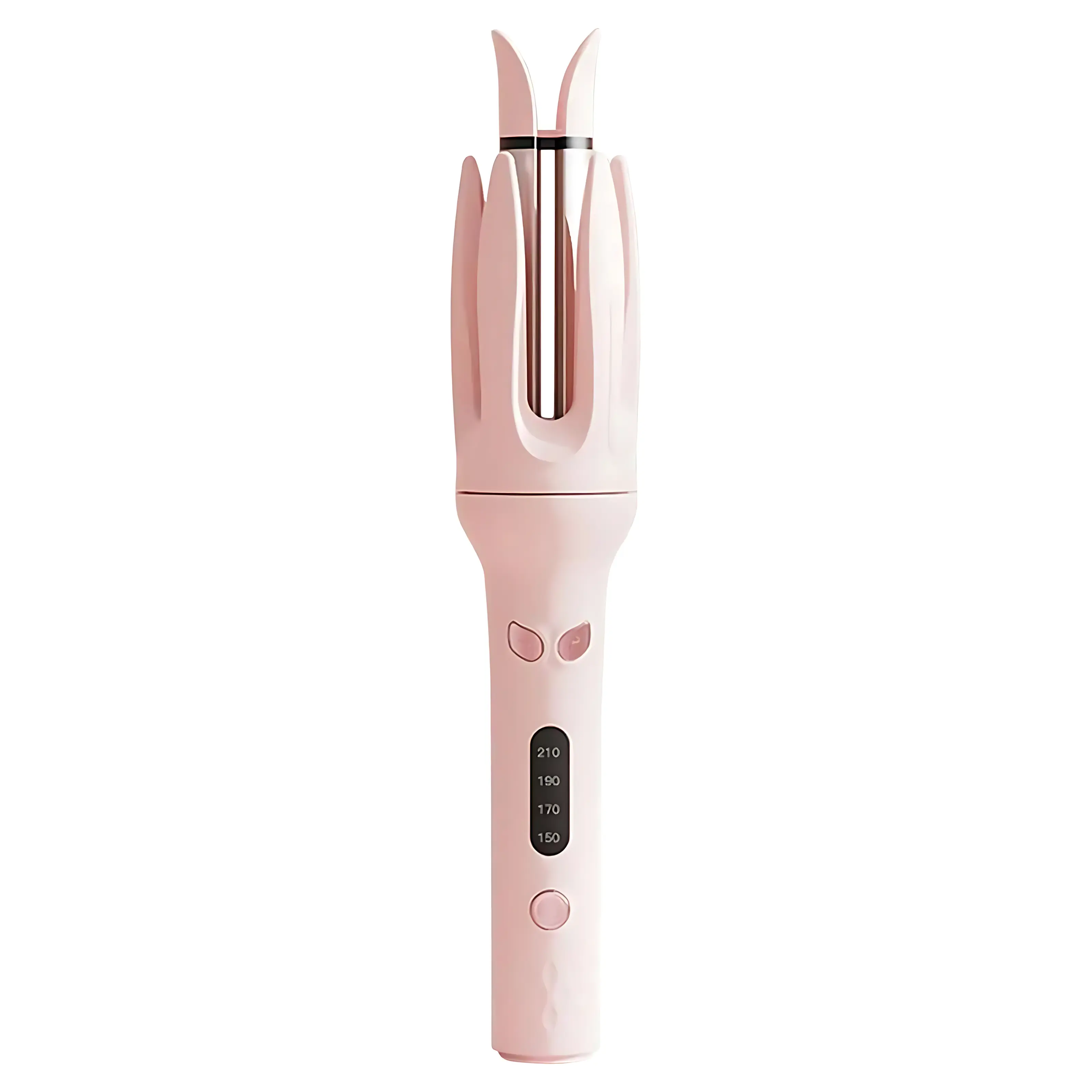 Automatic hair curler, professional ceramic rotating curling iron with negative ion care, 4 temperature settings, 2-way automatic rotation, anti-tangle hair curler, fast heating curling wand, auto shut-off, smooth long-lasting curls, hair styling tool for