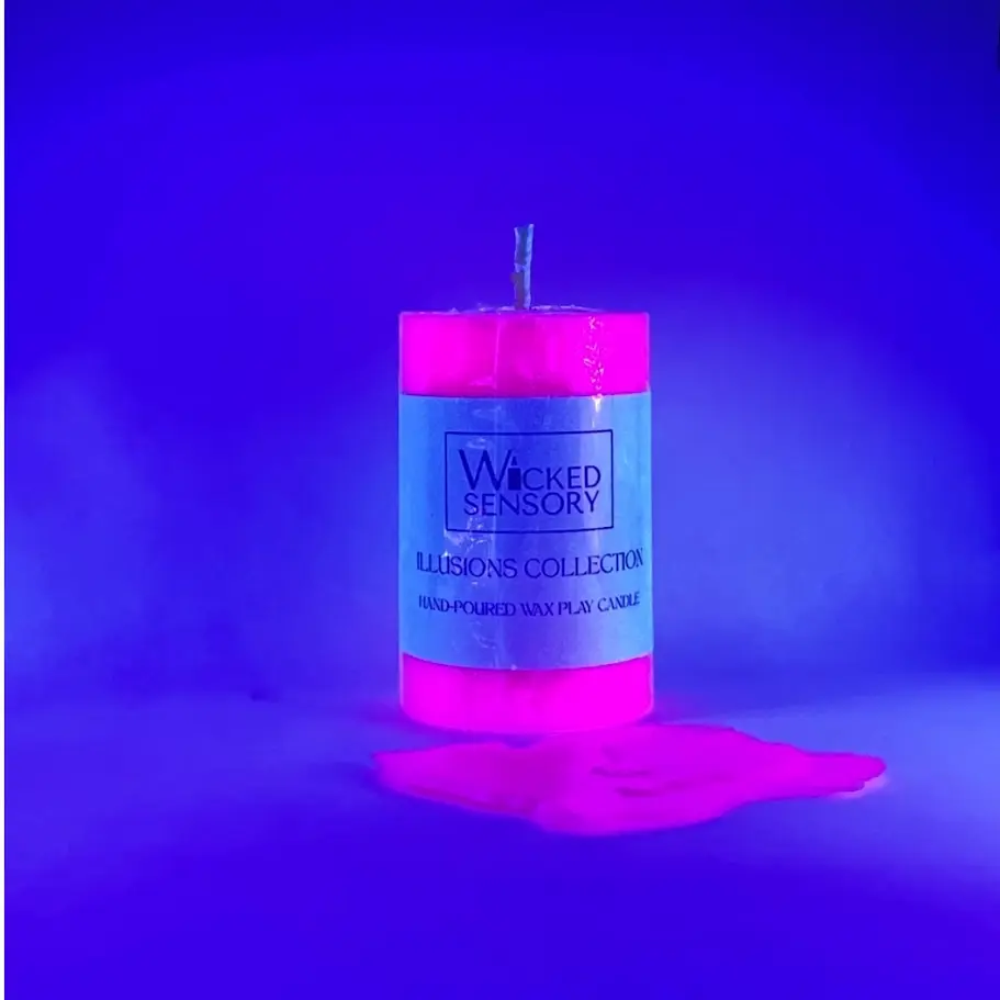 UV Wax Play Candle - Pink