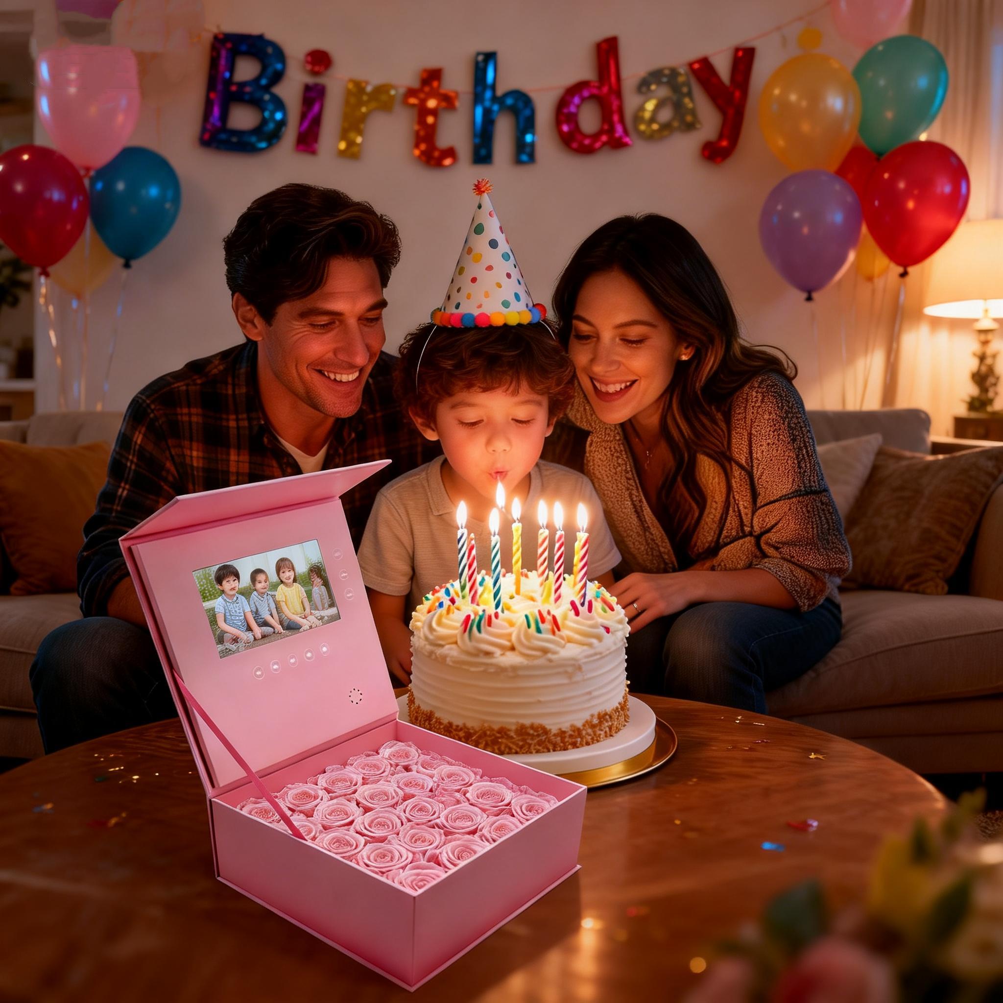 Gift Box With Voice Photo Video Mother's Day and Valentine's Day Elegant Gift Set for Women