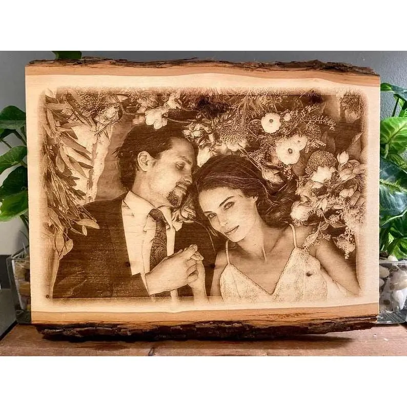 Personalized Engraved Wood Picture