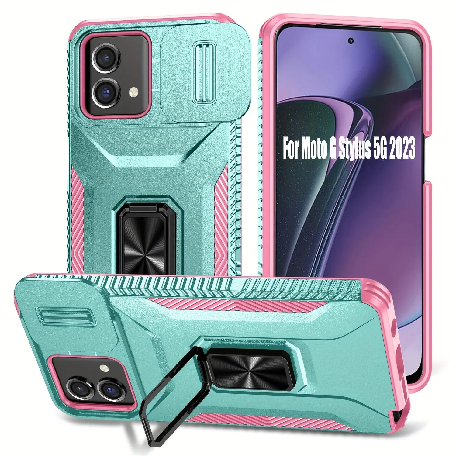 Shockproof Phone Case with Built in Kickstand, Hybrid Protective Hard Shell Cover, Phone Accessories for Motorola Moto G Play 4G 2024 - TikTok Shop Shockproof Phone Case with Built in Kickstand, Hybrid Protective Hard Shell Cover, Phone Accessories for Motorola Moto G Play 4G 2024 - TikTok Shop