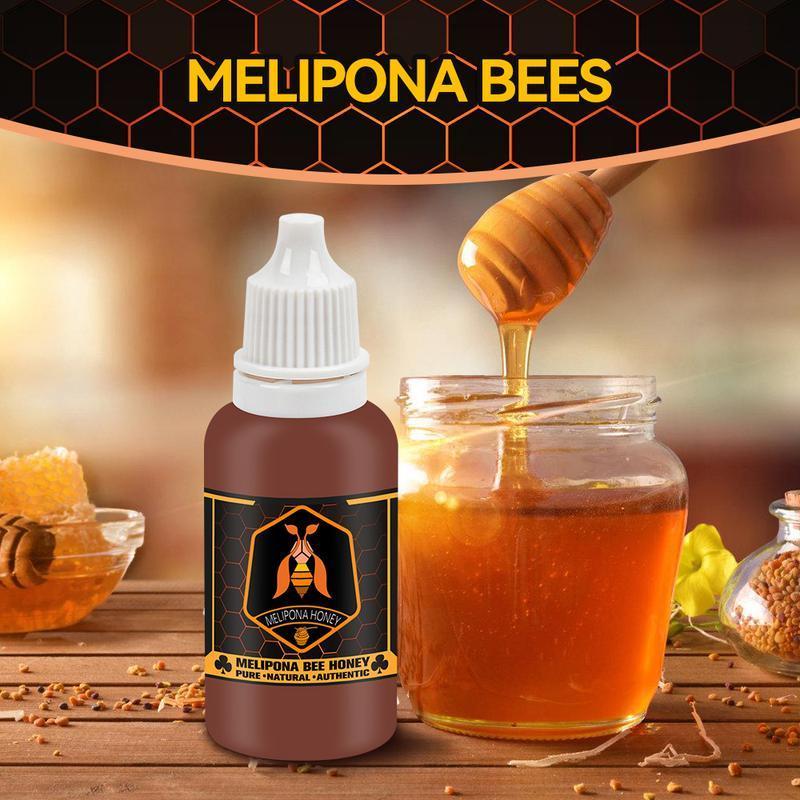 Melipona Honey Stingless Bee Honey Meliponini Honey Miel Melipona Original Authentic Natural Sweet Flavor 15ML Pure Natural Safe