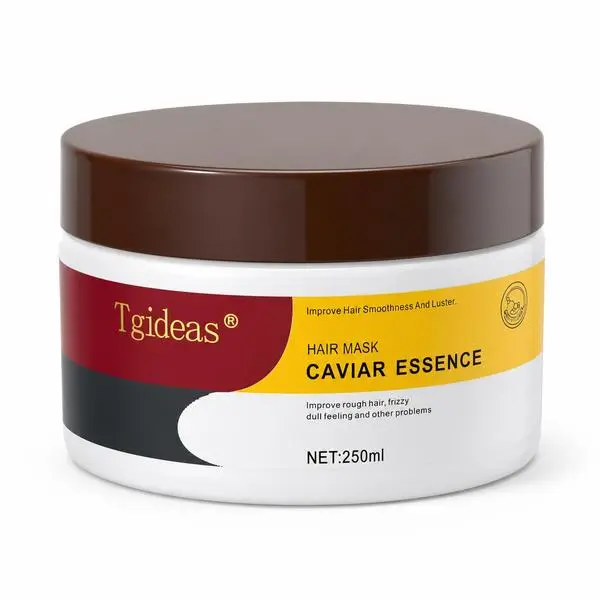 Tgideas Collagen Hair Mask for Dry Damaged Hair, Deep Repair Treatment | Hydrating Deep Conditioner Restores Softness, Shine & Smoothness. Strengthening Formula for Frizzy, Weak Hair, All Hair Types