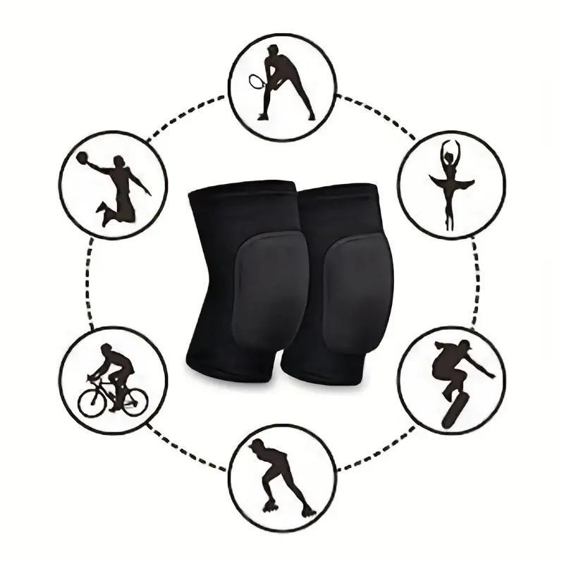 Soft Breathable Volleyball Knee Pads for Men and Women, Ideal for Yoga Tennis Wrestling Running Cycling Climbing, Comfortable Foam Protection