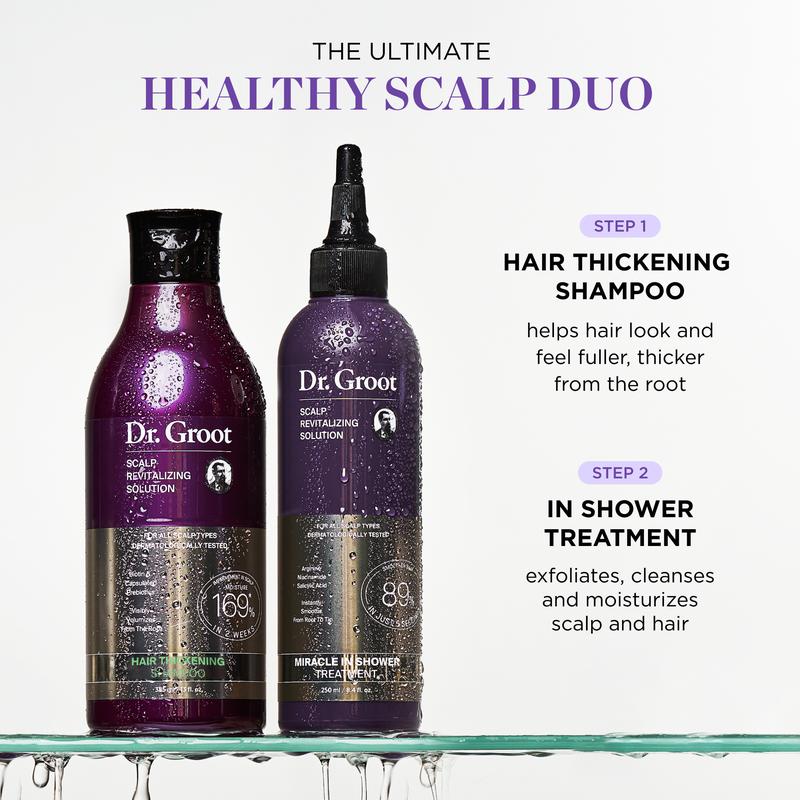 Dr. Groot Hair & Scalp Dynamic Duo Set, Korean Haircare, Hair Thickening, Biotin, Keratin