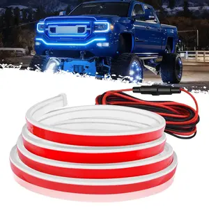 Car Hood Light Strip,Dynamic Scan Activated Design,LED Car Ambient Light, 71” High Brightness Automotive Hood Gap LED Strip,Daytime Driving Kits, Car Accessories eclipse led lights,Universal Car Accessory,for Cars, SUV, Trucks