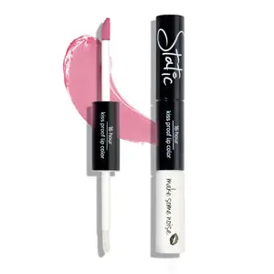 Static Melissa Light Pink Long Wear Liquid Lipstick 16 Hour Wear Kiss Proof Lip Color Chometz Free