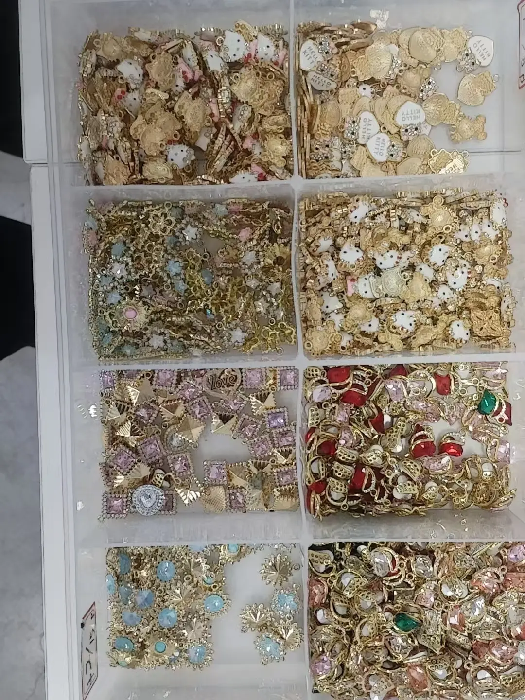 8 Pcs Mixed Alloy Pendants, DIY Jewelry Accessories