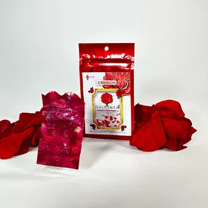 Dulcinea153 Crimson Rose Paper Wraps - Organic Rose petals - Ethically Sourced with Organic Honey for Rich smooth taste