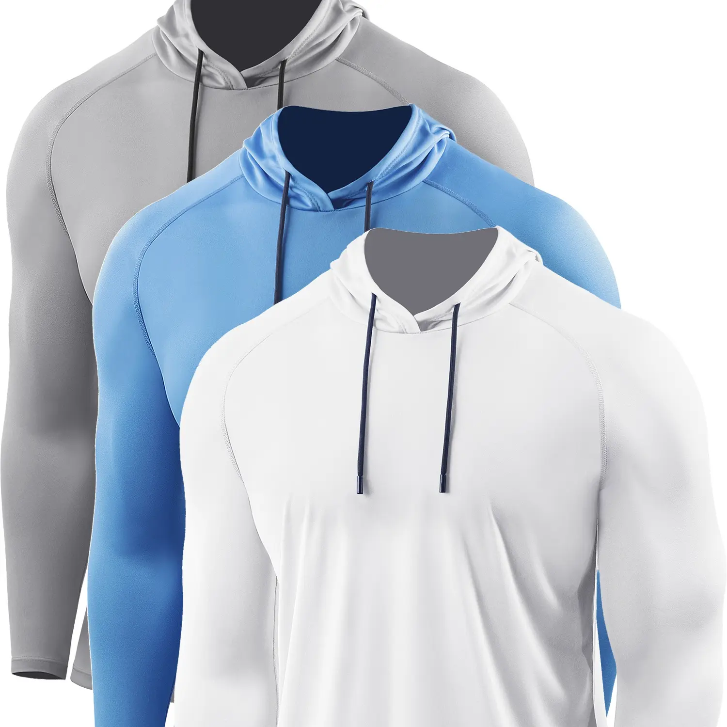 096# Grey, White, Light Blue