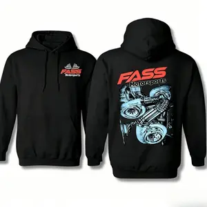 FASS Motorsports Tshirt Sweatshirt Hoodie – Turbocharger Blueprint Graphic for Diesel Truck Fans, Racing Enthusiasts, Unisex Menswear, Casual Wear summerwins