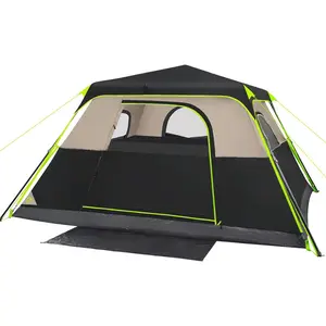 4/6/8/10 Person Instant Tent, Waterproof Pop Up Tents  Camping with Rainfly, 60 Seconds Easy Setup, Automatic Cabin Tent  Family Camping with Expandable Carry Bag & Upgraded Ventilation
