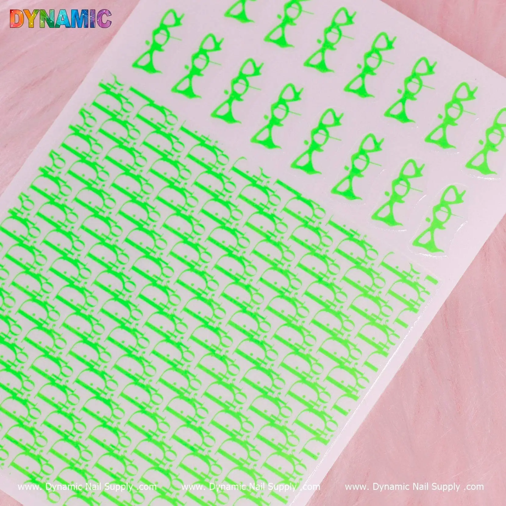 Luxury Water Decal (Neon Green)