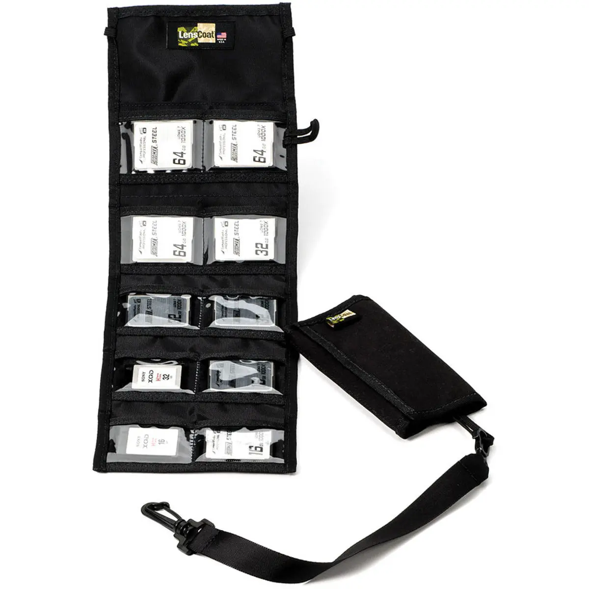 LensCoat CF10 Memory Card Wallet, Black