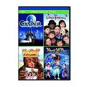 USED-Casper/ Little Rascals/ Harry and the Hendersons/ Nanny McPhee (DVD)