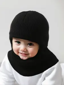 Newborn Knit Hat for Babies 1-3 Years Old, Warm Winter Beanie for Outdoor Use, Casual Style Daily Commute Cap