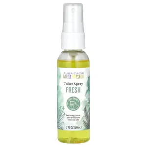 Aura Cacia Toilet Spray, Fresh, 2 fl oz (60 ml)