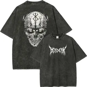 BERSERK Unisex Fit Washed T-Shirt20