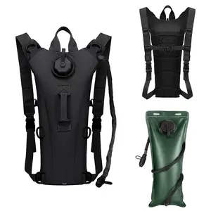 3L Tactical Hydration Backpack, Lightweight and Adjustable with Chest Strap, Leak-Proof Oxford Fabric, Suitable for Hiking, Biking, Running, Walking and Climbing water