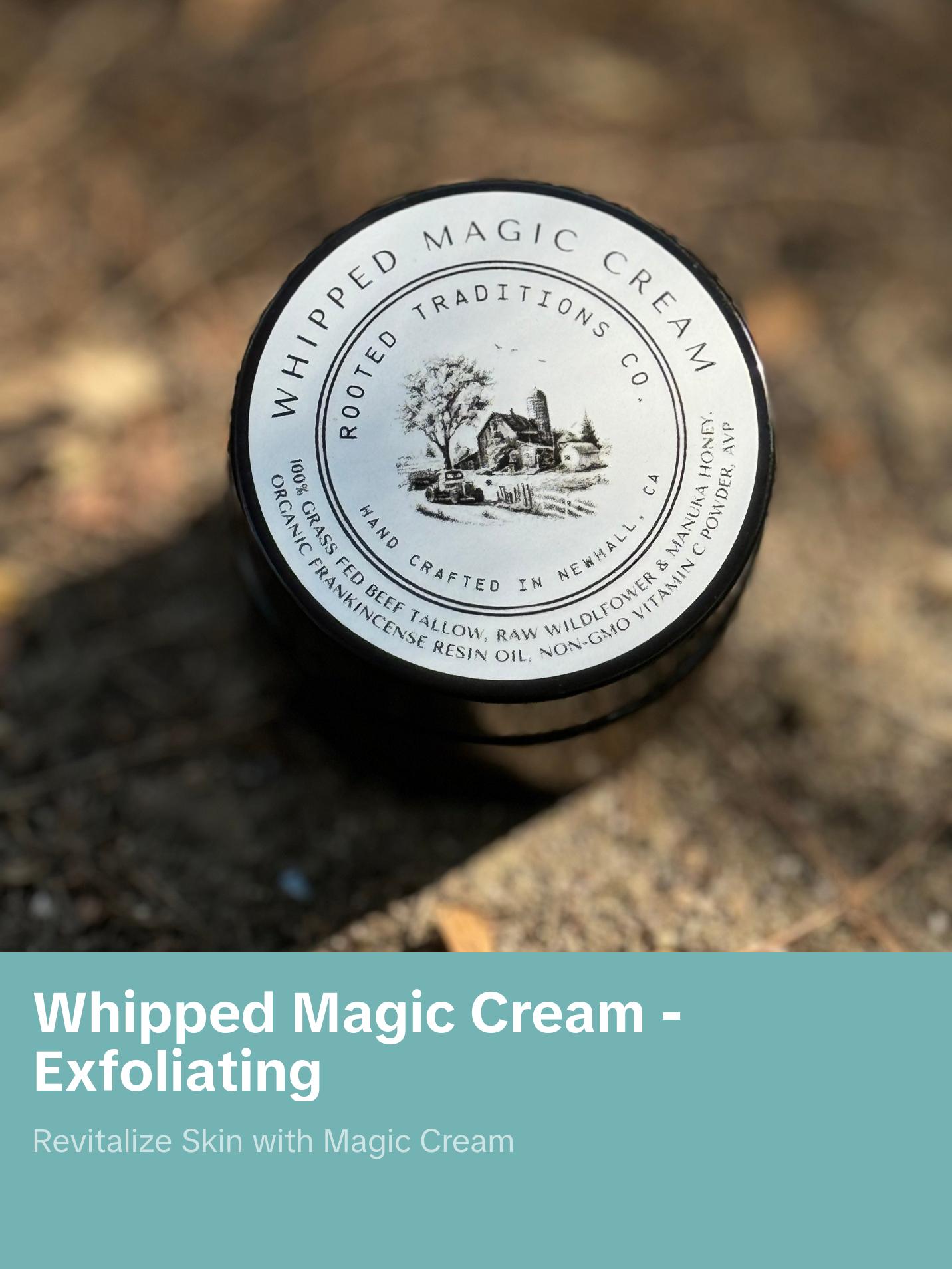 Whipped Magic Cream - Tallow + Honey + Vitamin C + Frankincense Resin