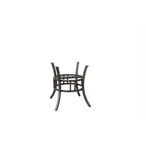 Ratana Hamilton Table Base for 48" Round or 39" Square Dining Table Top in Ash Grey