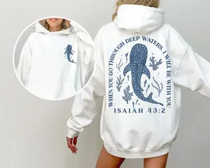 Whale Shark Hoodie, Beachy Hoodie/ Sweatshirt/ T-Shirt, Unisex Shirt, Hot Trend, For Men, For Women, For Fans, Graphic Hoodies