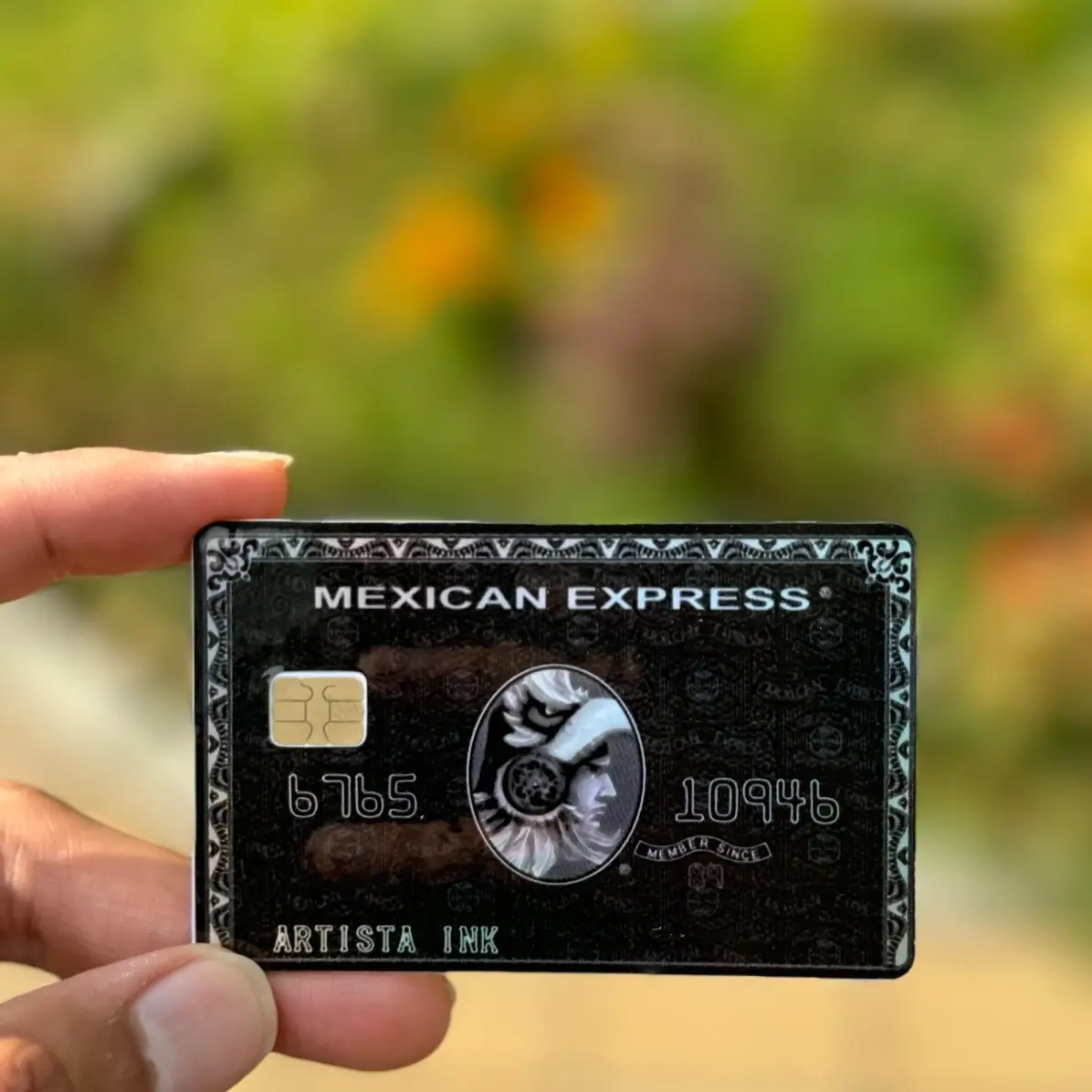 Mexican Express Arista Debit Card Sticker