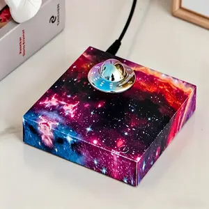 Magnetic Levitation UFO Lamp, Vibrant Colorful LED Light with Starry Base, 360° Rotating Air-Floating Home & Office Decor, Perfect Gift for All Ages’ Birthday, Playrooms