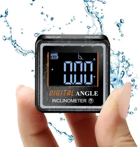 Ultra Small Digital Angle Finder  Level, Rechargeable Angle Cube, Table  Miter Gauge, 4 * 90  Protractor  Inclinometer,  Working Measuring Tool