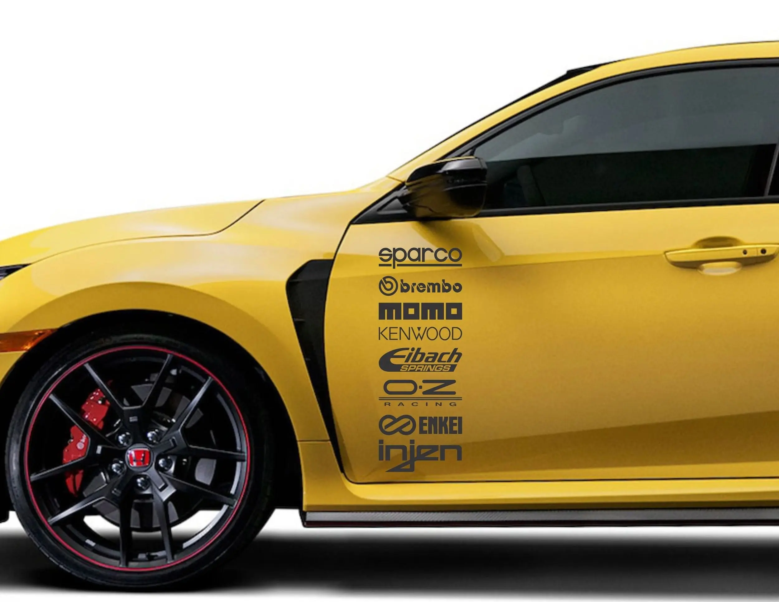 Sponsor Decals for door bedside car accessories vinyl Sticker Car Sponsors Decals JDM Racing automotive sponsors