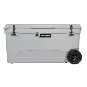Frosted Frog 110 QT Cooler with Wheels - Cool Gray, 110 Quart