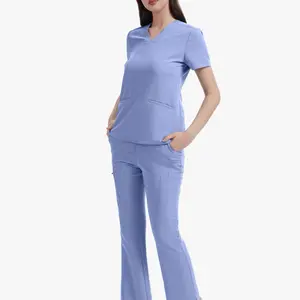 Women's V Neck Scrubs - Comfortable and Stylish Medical Uniform